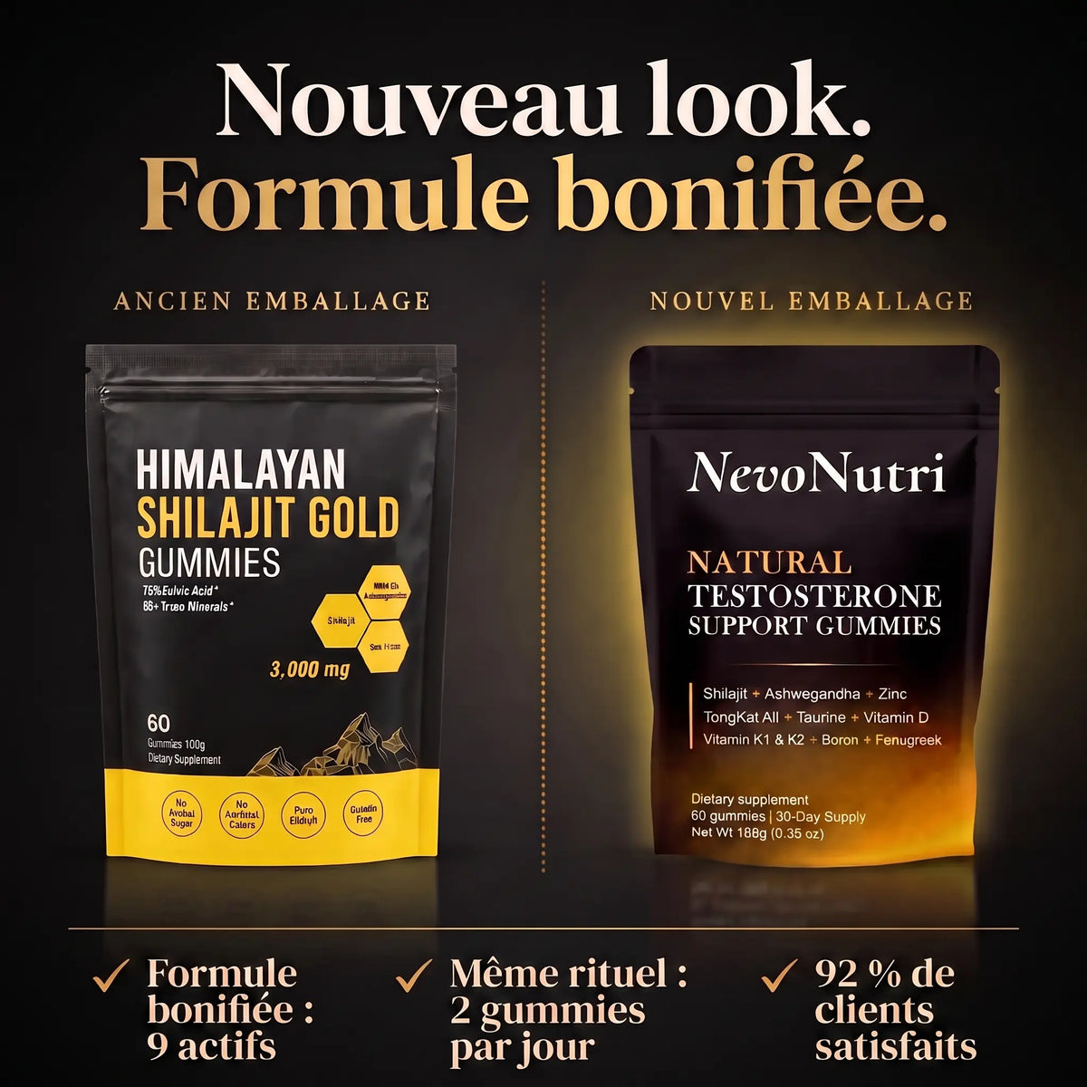 Gummies Support Testostérone 9 en 1